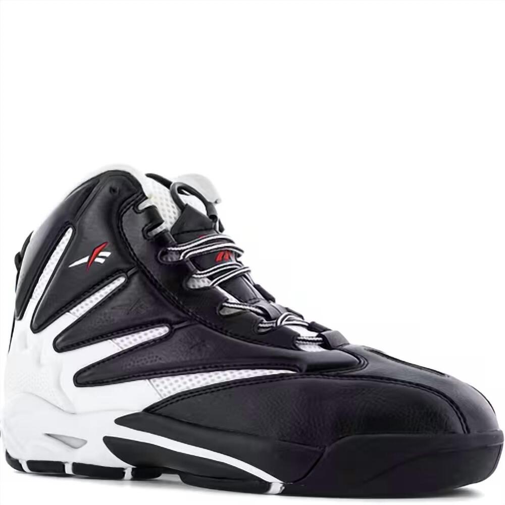 NEW REEBOK WORK men's the blast safety shoes in black/white